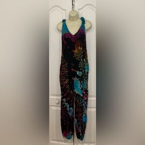 tie dye jumpsuit sz S. Material: 100% Rayon